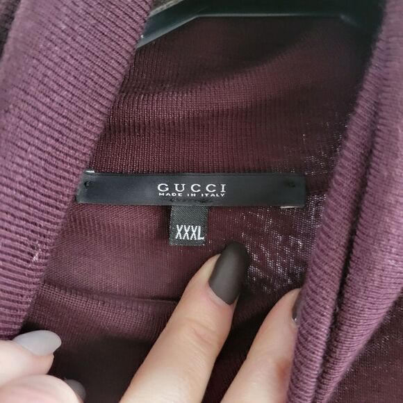 Gucci Cashmere men's Turtleneck Sweater size XXXL - Picture 5 of 7